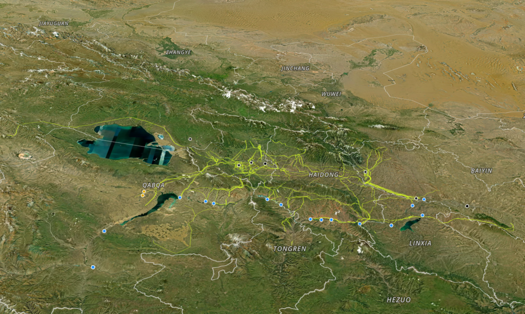 The interactive map accompanying this report depicts key locations in Tibet linked to China's dam building in the upper reaches of its rivers. It illustrates a region in Tibet where renewables coexist with coal infrastructure. Turquoise Roof/Tibet Watch. 